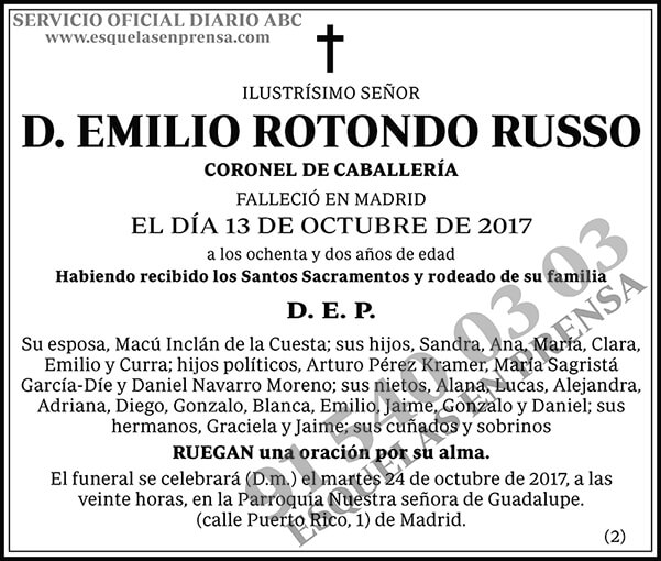 Emilio Rotondo Russo